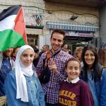 Solidarité avec la Palestine pour les 20km - Arthur 